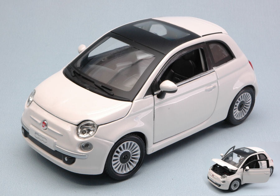 Fiat Nuova 500 2007 bianco 1:24 – Bburago
