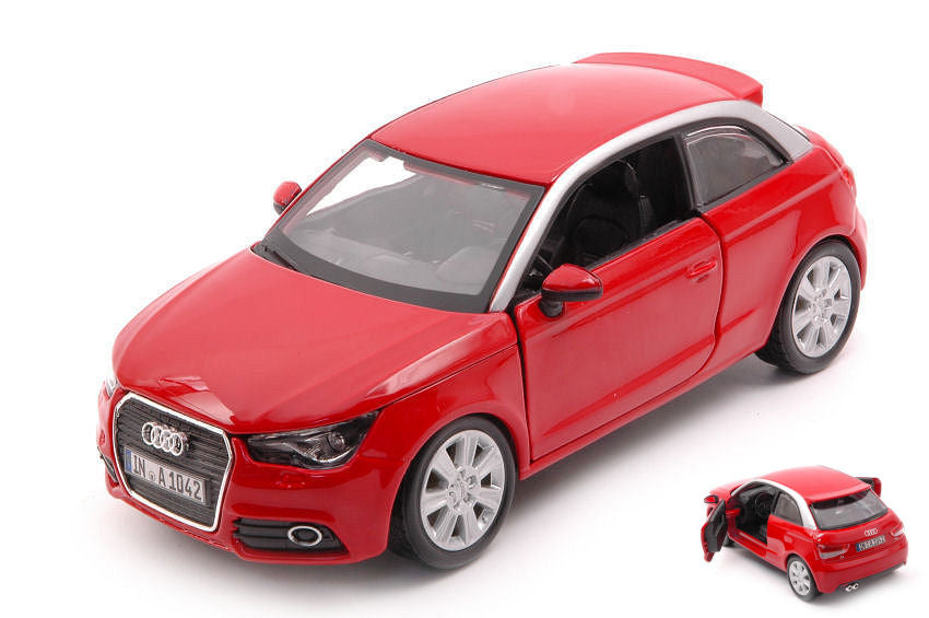 Audi A1 2010 Red – Bburago 1:24