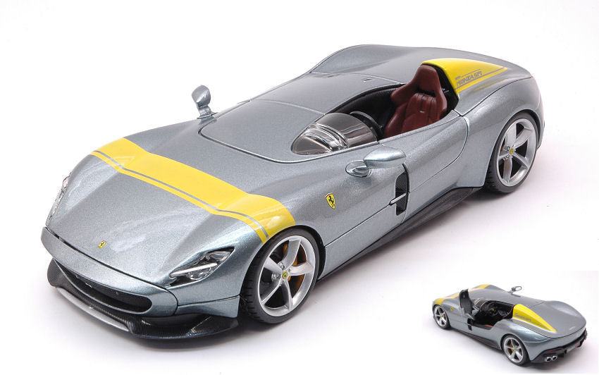 Ferrari Monza SP1 2018 Grey – Burago 1:24