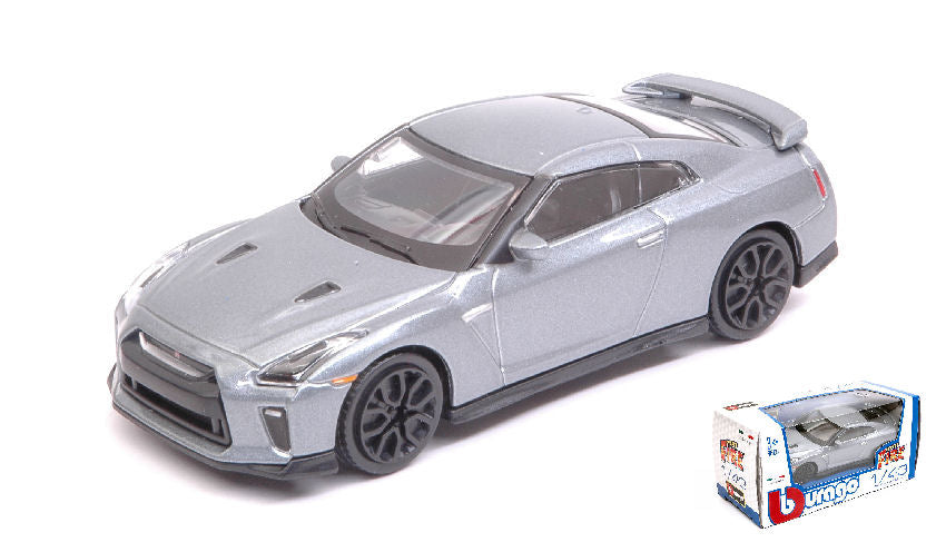 Nissan Gt-r 2017 Silvergun – Bburago 1:43