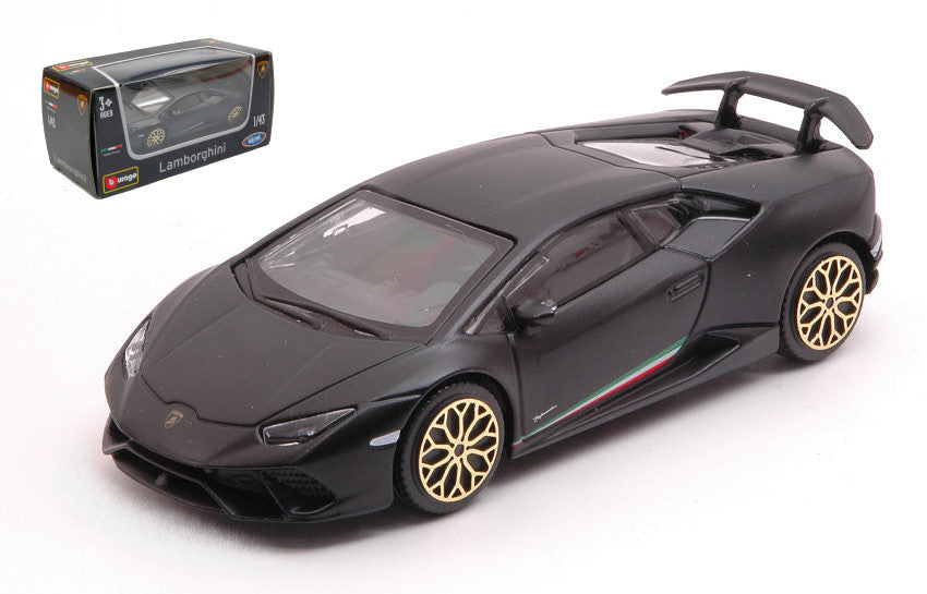 Lamborghini Huracan Performante Matt Black – Bburago 1:43
