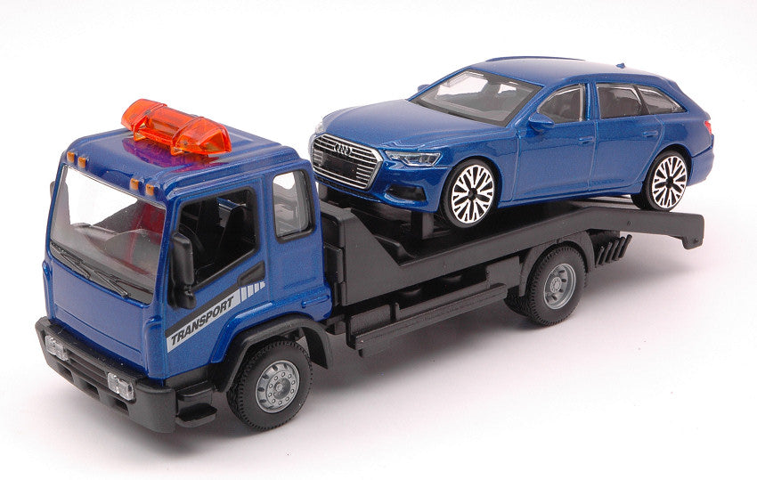 Portauto Tow Truck + Audi A6 Avant – Burago 1:43
