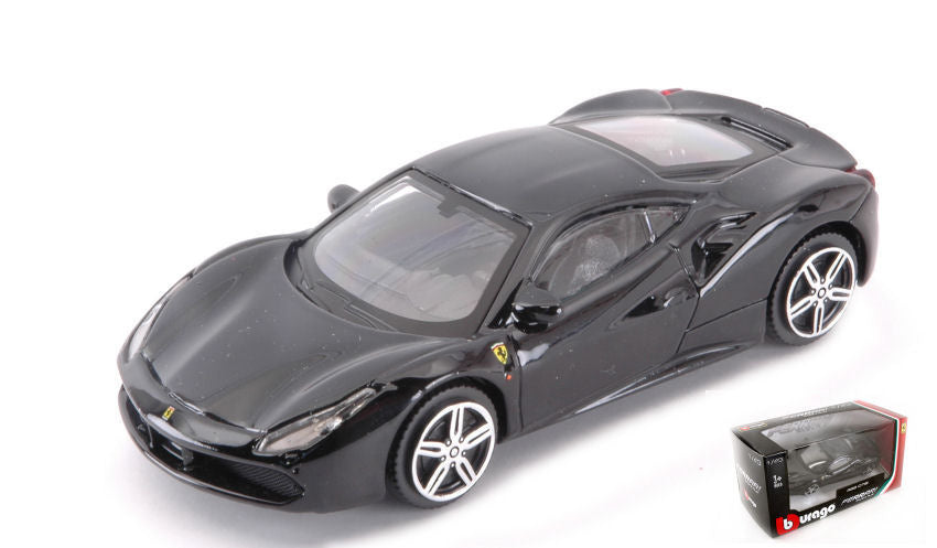 Ferrari 488 Gtb 2015 Black – Bburago 1:43