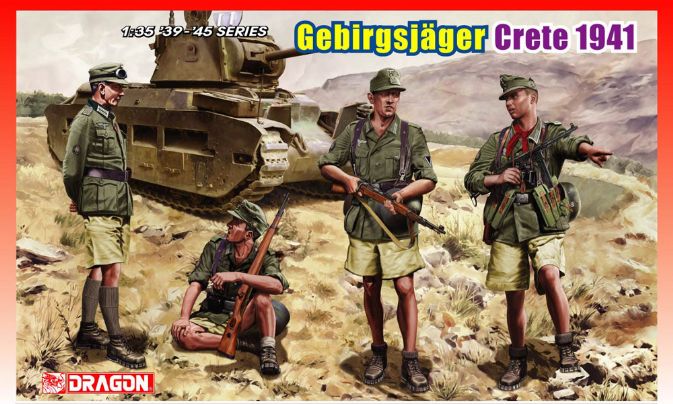 Gebirgsjagers Crete 1941 Kit – Dragon 1:35