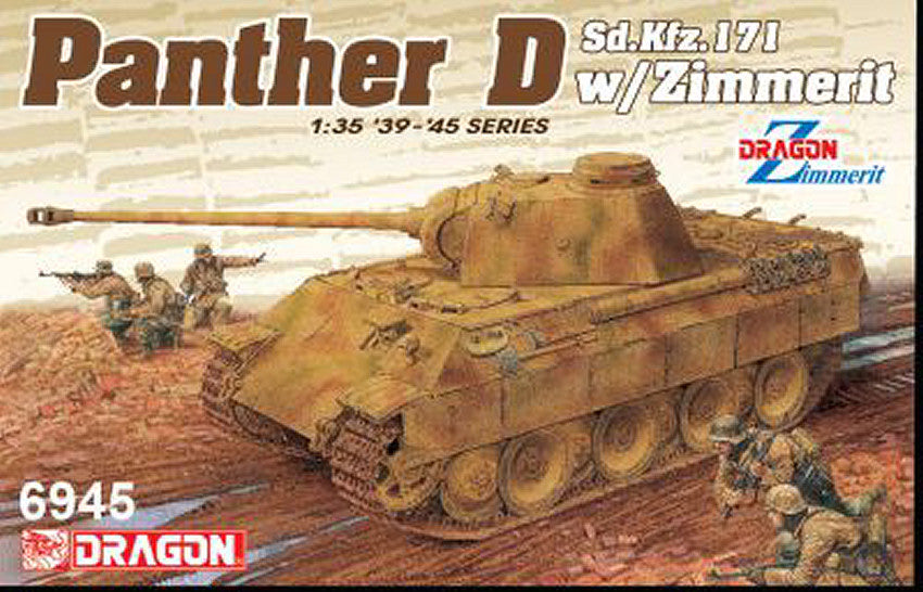 SD.KFZ.171 Panther Ausf.d W/zimmerit Kit – Dragon 1:35