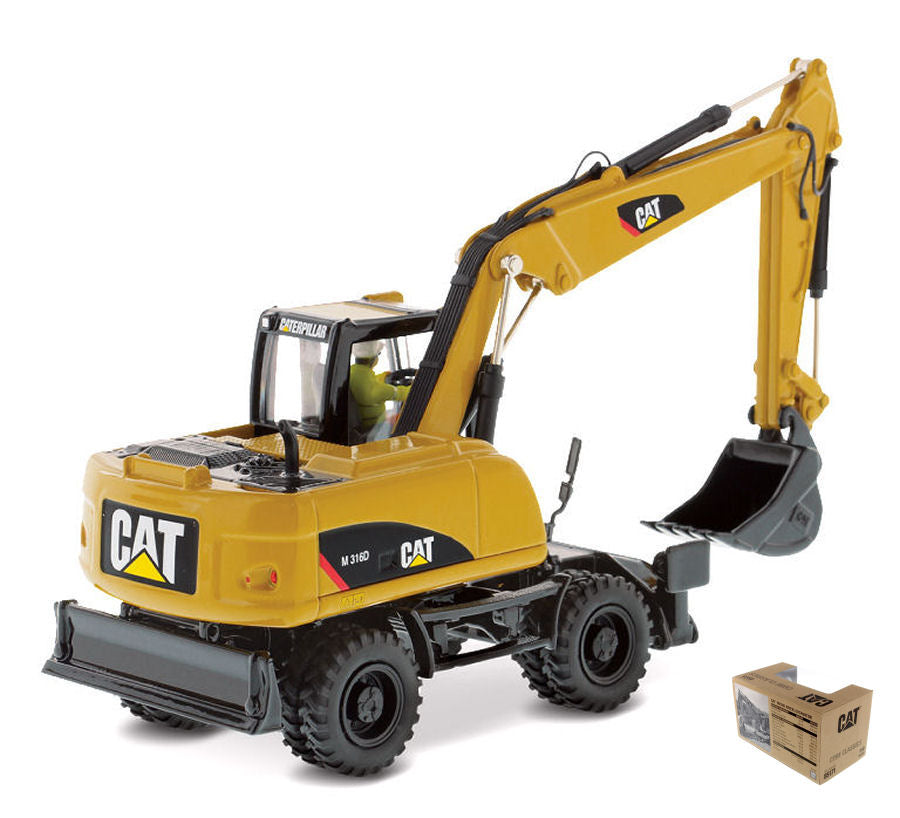 Cat M316D Wheeled Excavator – Diecast Master 1:50