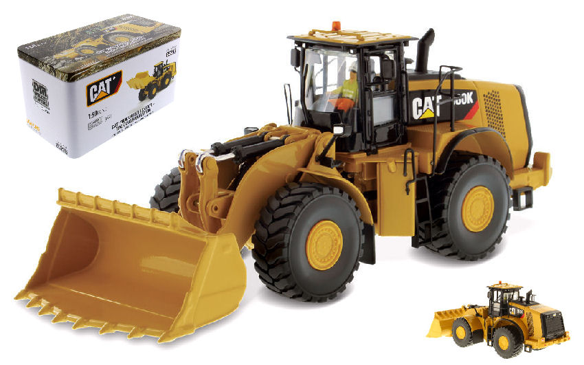 Cat 980K Wheel Loader W/rockcon – Diecast Master 1:50