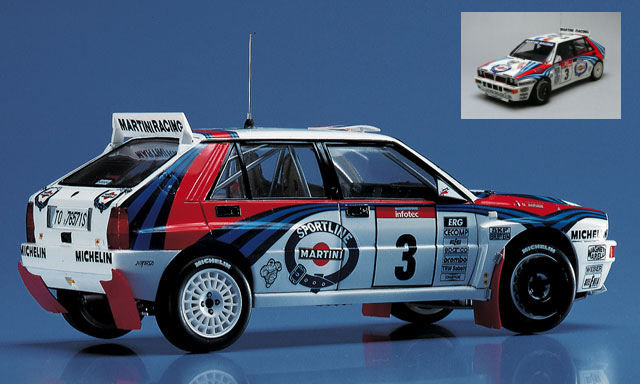 Lancia Super Delta N.3 Or N.7 1992 WRC Makes Champion Kit – Hasegawa 1:24