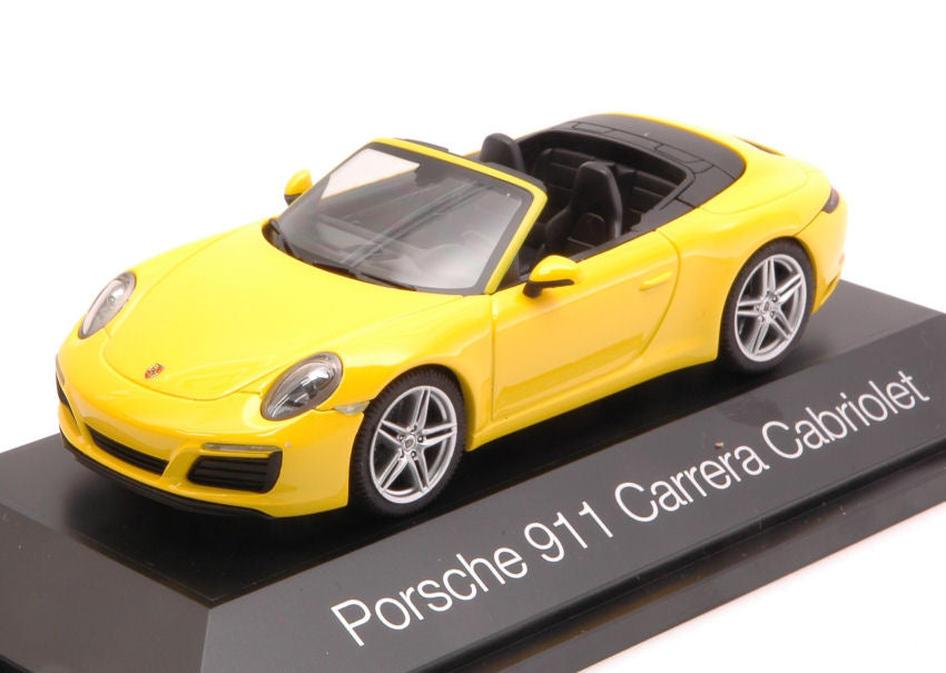 Porsche 911 Carrera Cabriolet 2016 Yellow – Herpa 1:43