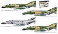 F-4 C/D/J Phantom Usa-Us Navy Vietnam Aces Decals X 4 Versioni Kit 1:72 – Italeri