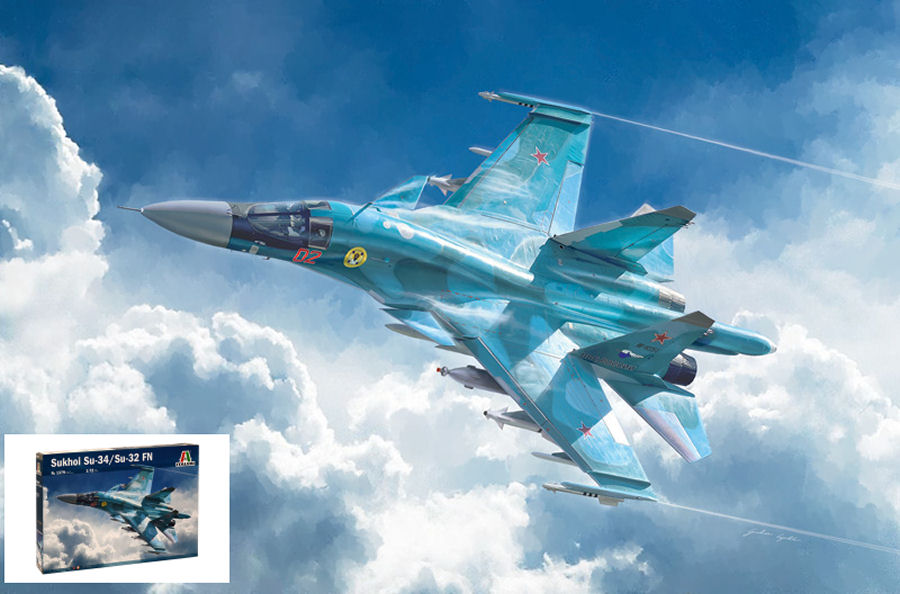 Sukhoi Su-34/Su-32 Fn Kit 1:72 – Italeri