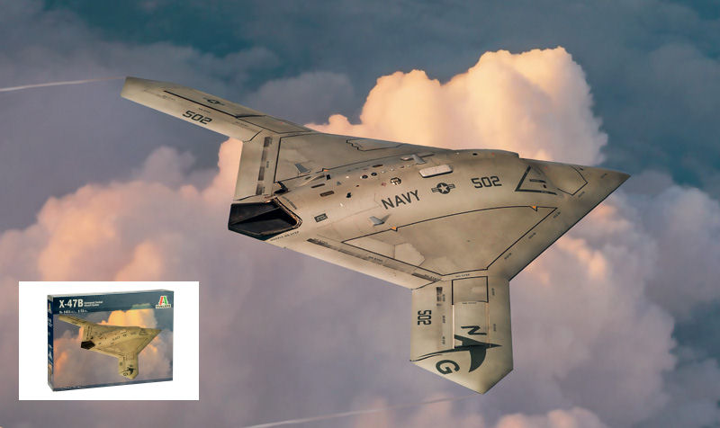 X-47B Kit 1:72 – Italeri