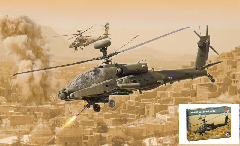 AH-64D Longbow Apache Kit – Italeri 1:48