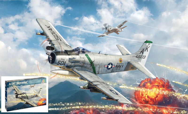 A-1H Skyraider Kit – Italeri 1:48
