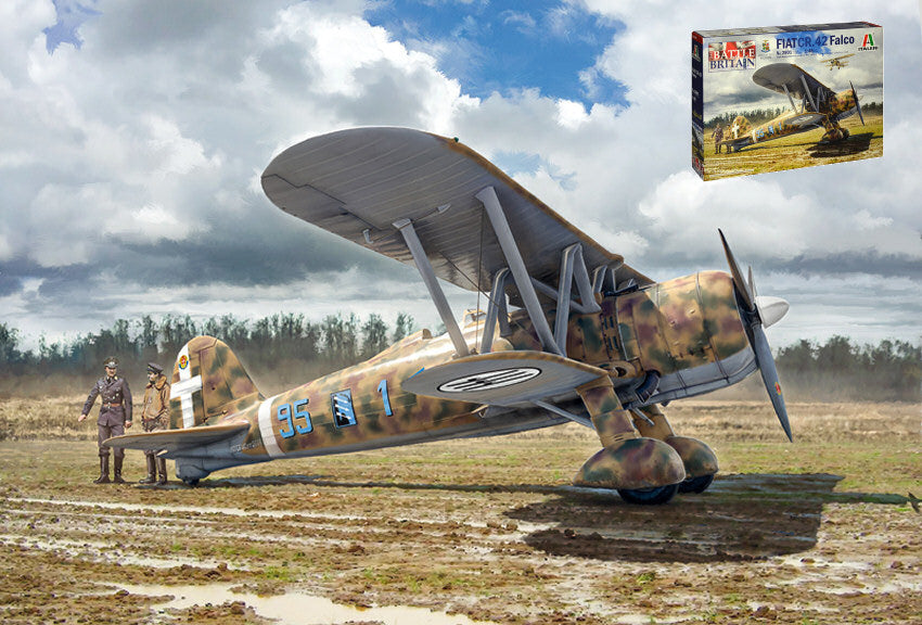 Fiat CR42 Battle Of Britains 80th Anniv.kit – Italeri 1:48