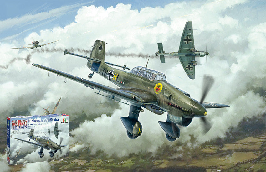 JU-87B Stuka Battle Of Britain 80th Ann.kit – Italeri 1:48
