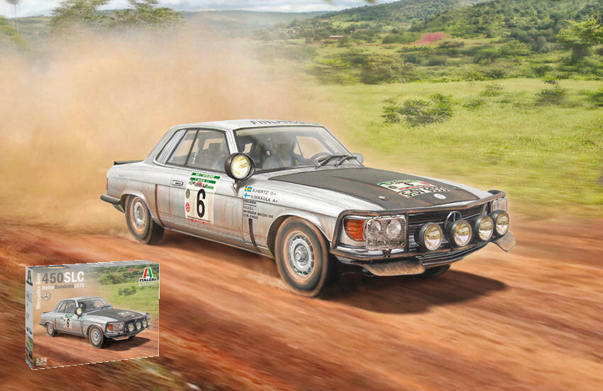 Mercedes 450 Slc Rally Bandama 1979 Kit – Italeri 1:24