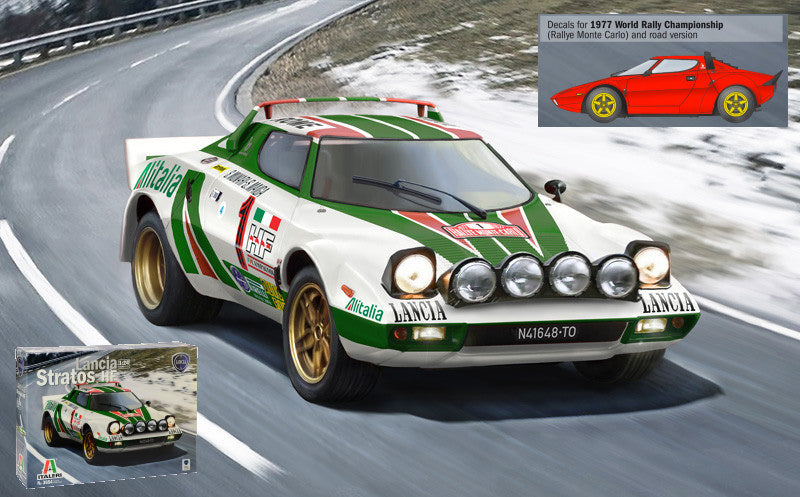 Lancia Stratos Hf 1974 Kit – Italeri 1:24