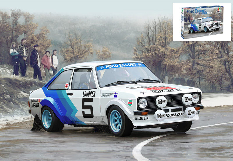 Ford Escort Mkii N.5 Monte Carlo 1979 Kit – Italeri 1:24