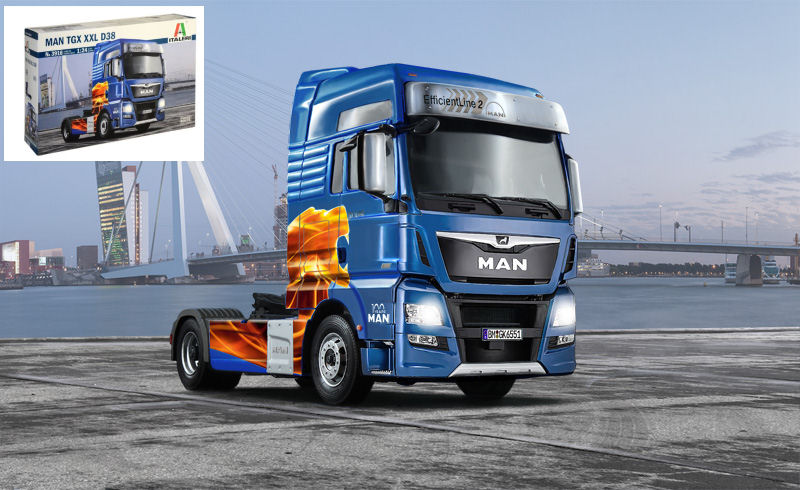 Man Tgx Xxl D38 Kit – Italeri 1:24
