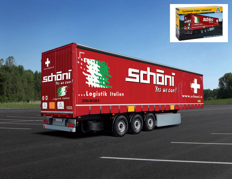 Curtainside Trailer Schoeni Ch Kit – Italeri 1:24