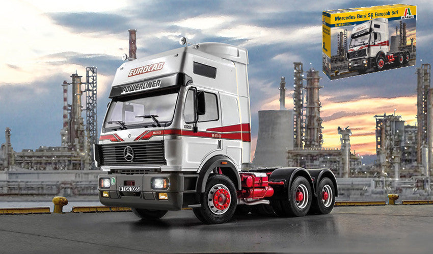 Mercedes Sk Eurocab 6x4 Kit – Italeri 1:24