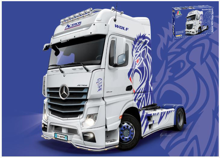 Mercedes Actros MP4 Gigaspace Kit – Italeri 1:24