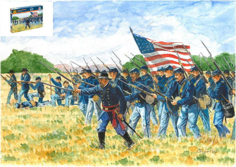 Union Infantry "american Civil War" Kit – Italeri 1:72