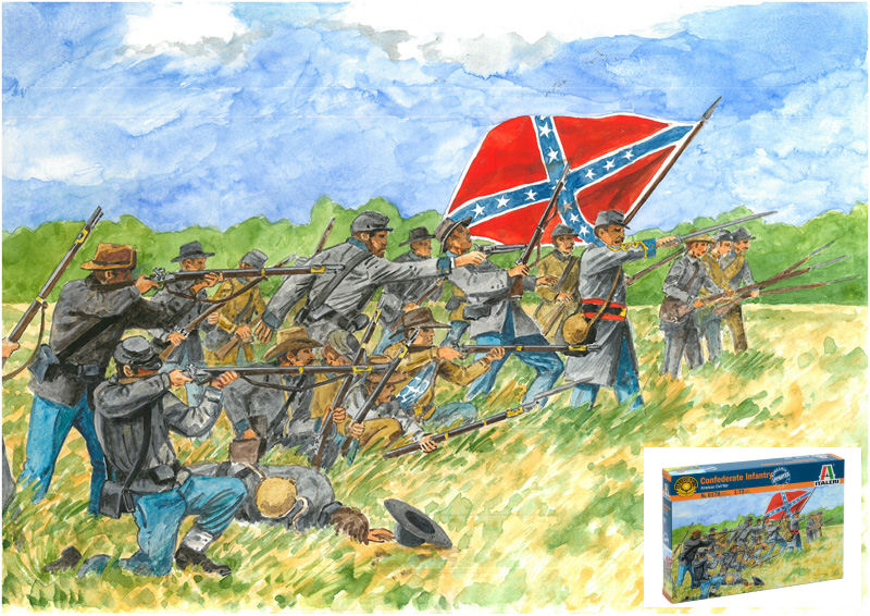 Confederate Infantry Kit – Italeri 1:72