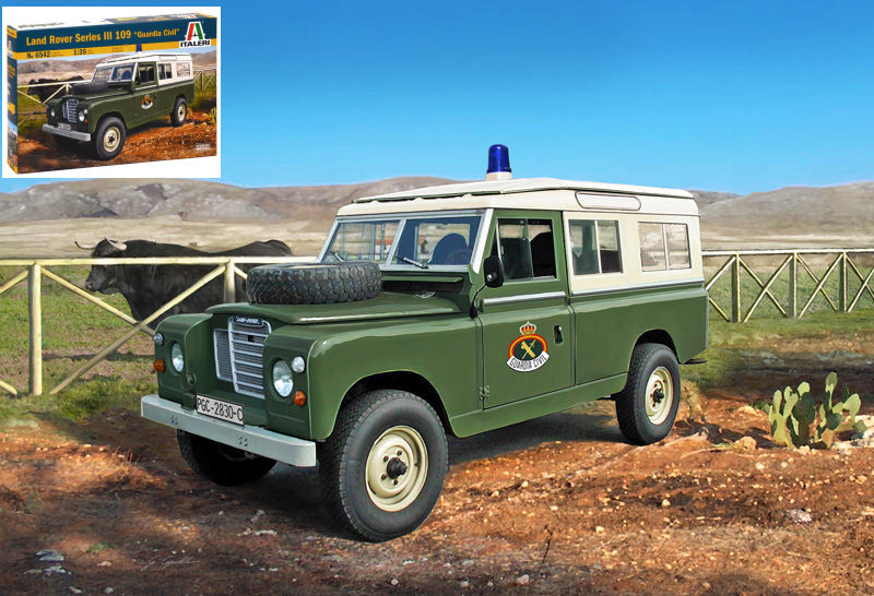 Land Rover Serie Iii 109 Guardia Civil Kit – Italeri 1:35