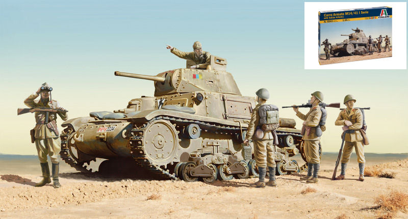 M14/41 With Italian Crew Kit – Italeri 1:35
