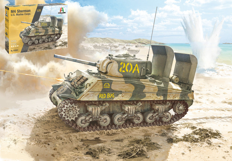 M-4 Sherman U.S. Marines Corps Kit – Italeri 1:35