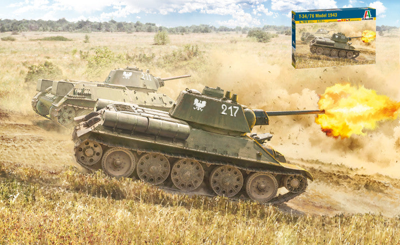 T-34/76 MOD.43 Kit – Italeri 1:72