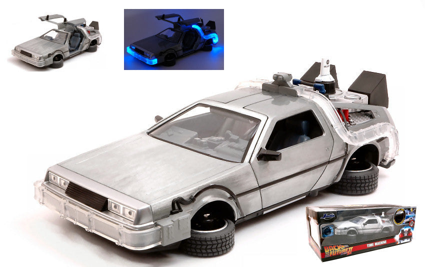De Lorean "back To The Future Ii" Flying Version+ Lights Try Me – Jada Toys 1:24
