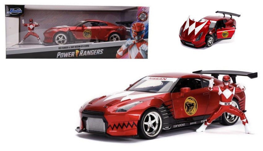 Nissan Skyline Gtr R-35 2009 "power Ranger" W/figure – Jada Toys 1:24
