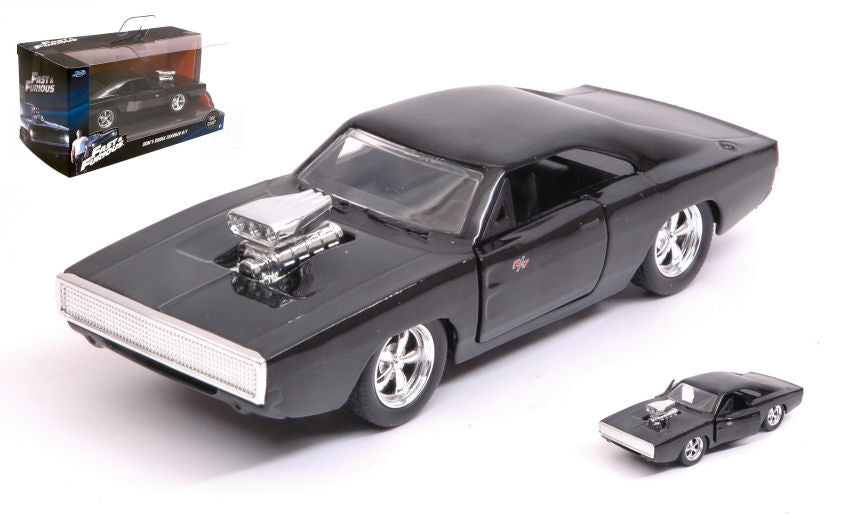 Dom S Dodge Charger R/t 1970 Fast & Furious 7 Black – Jada Toys 1:32