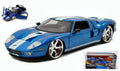 Ford GT 2005 Fast & Furious Blue W/white Stripes – Jada Toys 1:24