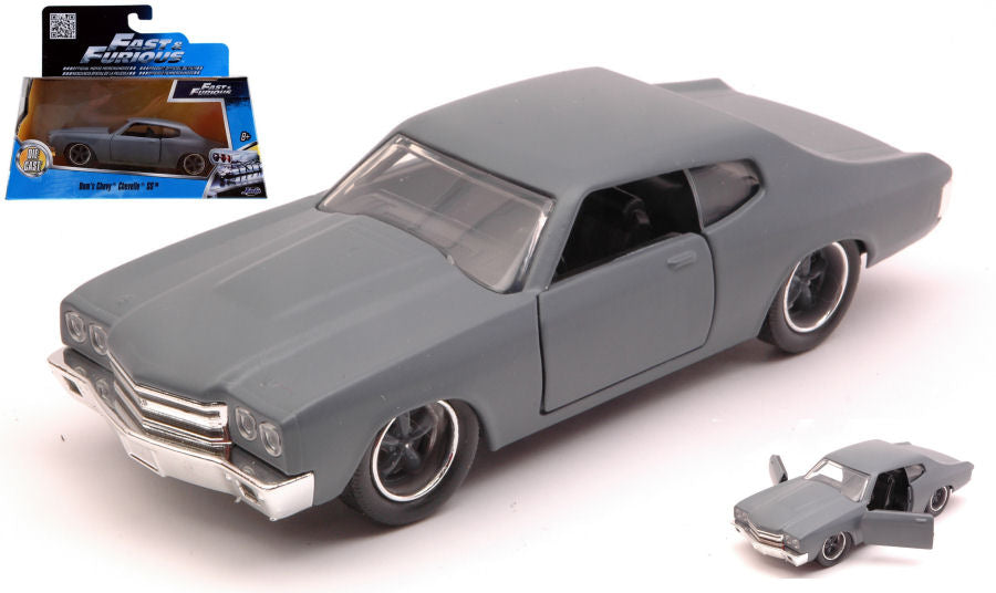 Dom S Chevy Chevelle Ss 1970 Grey Fast & Furious – Jada Toys 1:32