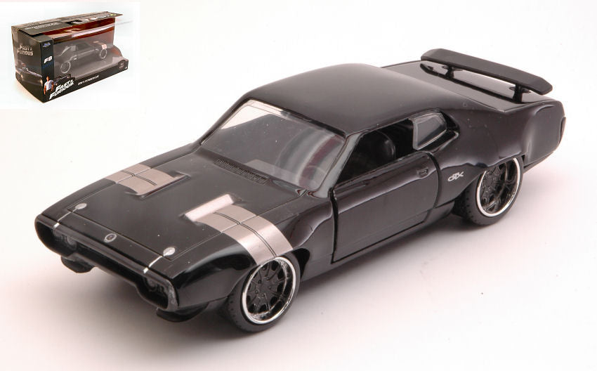 Dom's Plymouth Gtx Fast & Furious Black – Jada Toys 1:32