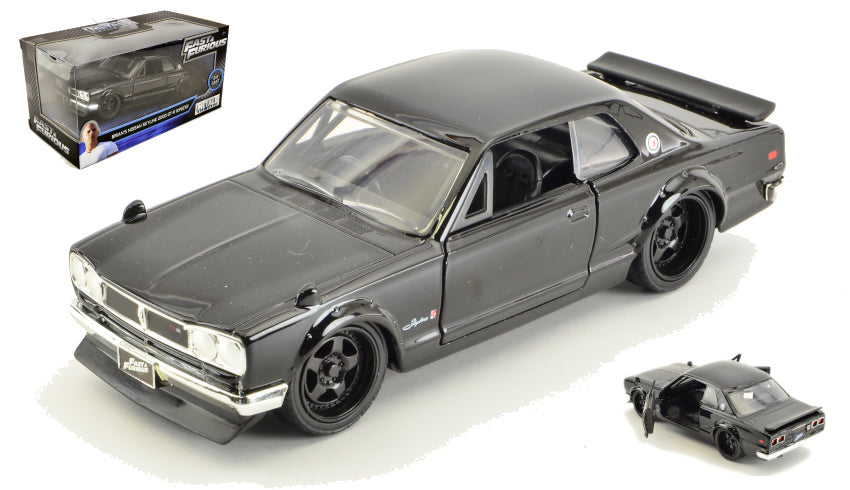 Brian's Nissan Skyline 2000 Gt-r Fast & Furious Black – Jada Toys 1:32