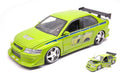 Brian's Mitsubishi Lancer Evolution Vii Fast & Furious Light Green – Jada Toys 1:24