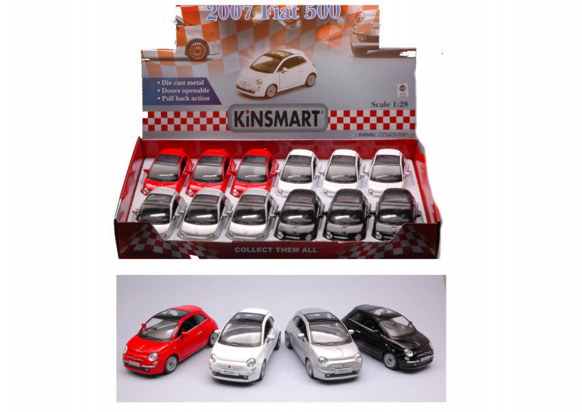 Fiat 500 2007 Cm 12 – Kinsmart 1:32