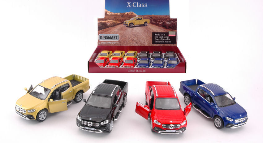 Mercedes X-class Pick Up Col.ass. Cm 12 – Kinsmart 1:43