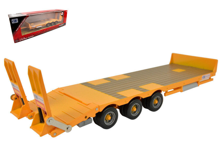 Pianale Trasporto Macchine Operatrici Kane Low Loader Yellow – Britains 1:32