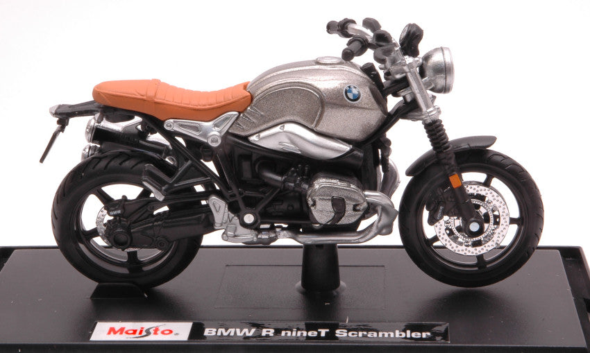 BMW R Nine T Scrambler argento 1:18 – Maisto