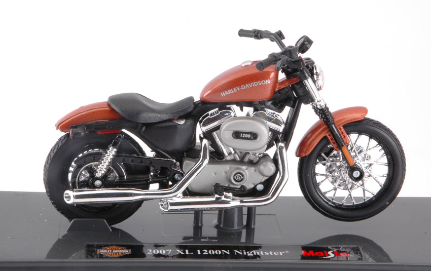 Harley Davidson Xl 1200N Nightster 2007 Bronze 1:18 – Maisto
