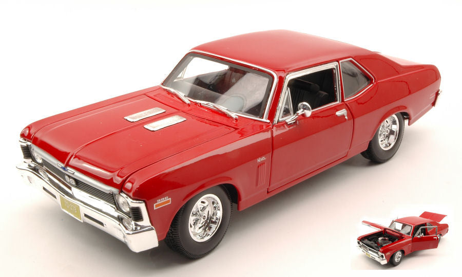 Chevrolet Nova Ss Coupe' 1970 rosso 1:18 – Maisto