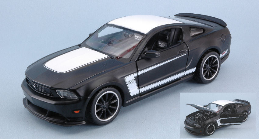 Ford Mustang Boss 302 (Dull nero Collection) 1:24 – Maisto