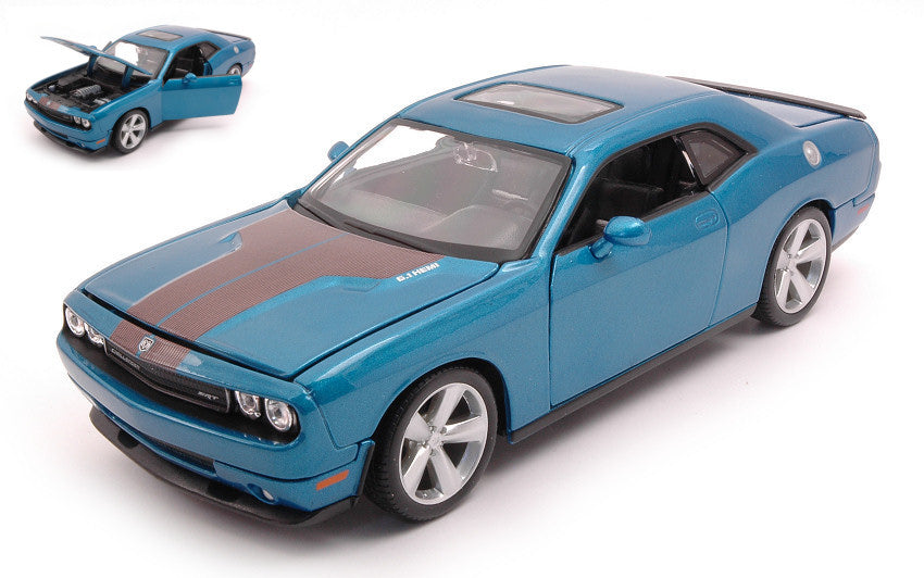 Dodge Challenger Srt8 2008 blu 1:24 – Maisto