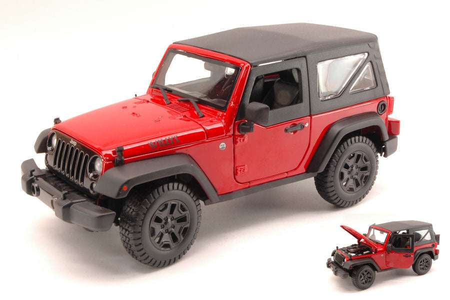 Jeep Wrangler 2014 Red – Maisto 1:18